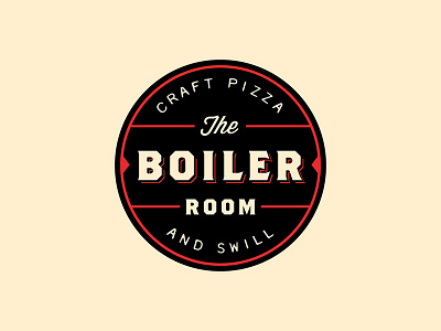 The Boiler Room boiler craft logo pizza swill