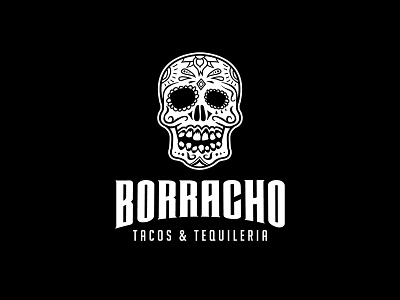 Borracho Tacos & Tequileria borracho logo tacos tequileria