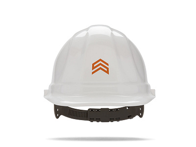 Edwards Smith Construction brand branding construction house icon logo orange