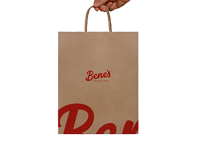 Bene's Benedict House bag benedict brand branding eggs logo restaurant