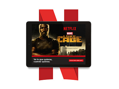 Netflix brand branding luke cage marvel netflix