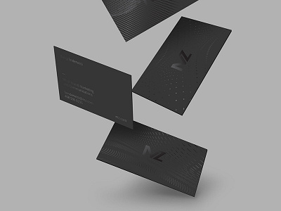 Machine Zone black foil business cards cards machine zone mz print