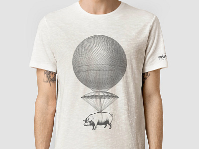 Gaslamp Social Provisions balloon brand branding drink eat gaslamp pig provisions restaurant shirt