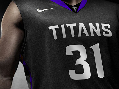 Odessa Titans basketball font jersey sports type typography uniform