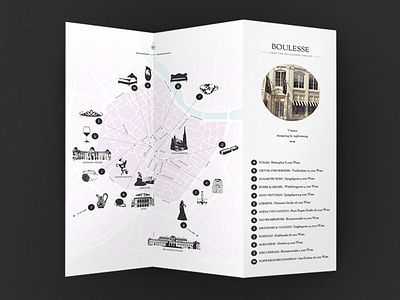 A map for a luxury shopping spree design illustration luxury map pink shopping