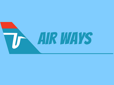 U Air ways aviation branding design gotechgiants graphic design illustration logo ui umair liaqat ux vector web design web development