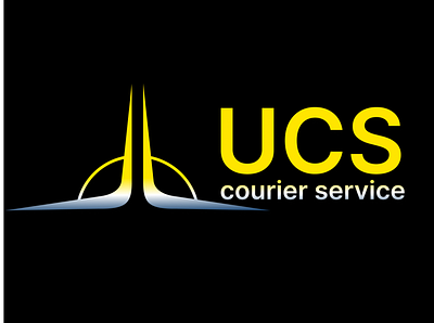 UCS (an international courier service) adobexd branding design figma gotechgiants graphic design illustration logo typography ui umairliaqat ux vector