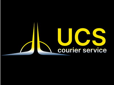 UCS (an international courier service) adobexd branding design figma gotechgiants graphic design illustration logo typography ui umairliaqat ux vector