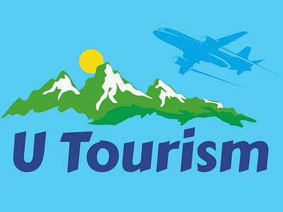 U tourism branding design gotechgiants graphic design illustration logo typography ui umairliaqat ux vector