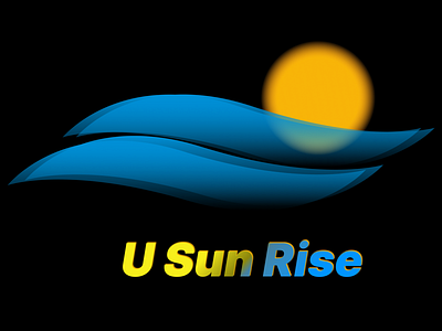 U sun rise branding design gotechgiants graphic design illustration logo typography ui ux vector