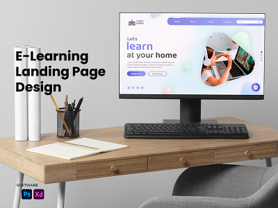 E-Learning Landing Page Design