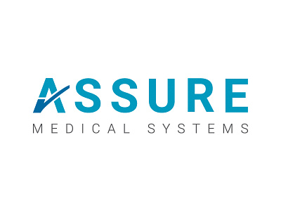 Assure Medical Branding blue brand branding check mark color colour corporate identity illustration logo speers creative