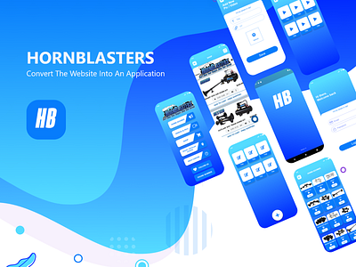 HornBlasters - Web App - Shopify app branding design graphic design ui ux