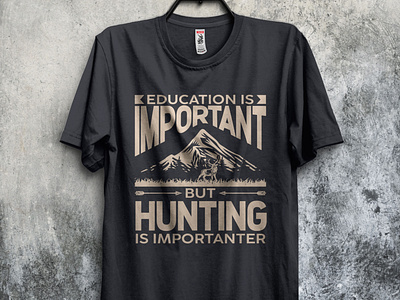 Unique hunting t-shirt design