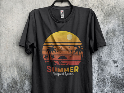 Very creative summer t-shirt design by mdsahidulislamh