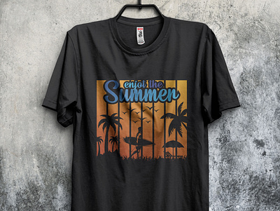 Enjoy the summer t shirt design by mdsahidulislamh amazone t shirts beach creative fabrica t shirt design custom t shirt design design graphic design new t shirt design sea sea beach t shirt design summer t shirt design t shirt design tshirtdesign typography t shirt design