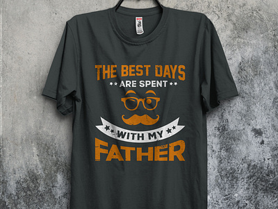 FATHERS DAY TYPOGRAPHY T-SHIRT DESIGN amazone t shirts best dad t shirt design custom t shirt design dad love dad t shirt design father fathers day t shirt design graphic design illustration t shirt design tshirtdesign typography t shirt design