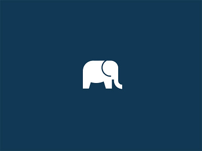 Elephant icon elephant graphic design icon minimalistic