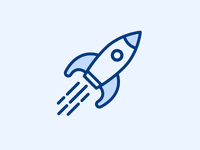 Minimalistic Rocket client digital graphicdesign icon illustration minimalistic rocket