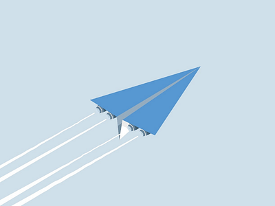 Paper plane 3d design drawing graphicdesign illustration isometric minimalistic