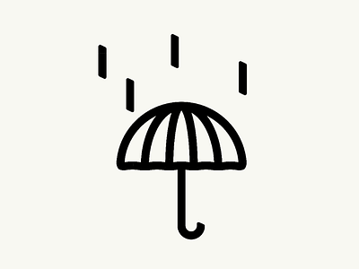 Umbrella concept design graphicdesign icon illustration inktober inktober2019 minimalistic pictogram ui ux