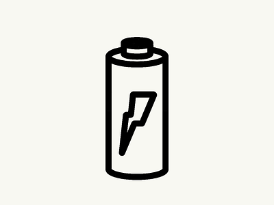 Battery clean graphicdesign icon illustration inktober inktober2019 minimalistic