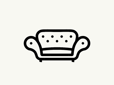 Cozy couch graphicdesign icon inktober vectober