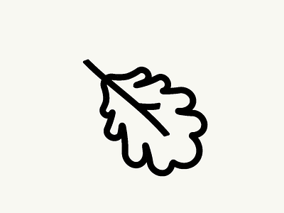 Leaf art drawing icon illustration inktober vectober vector