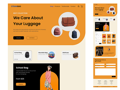 Landing Page STRAWBAG