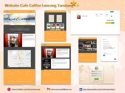 Website Cafe Design cafe design final landingpage ui website