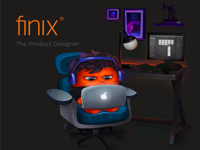 Finix™ character design design digital painting illustration