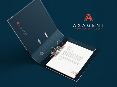 Axagent - Branding branding design logo typography vector