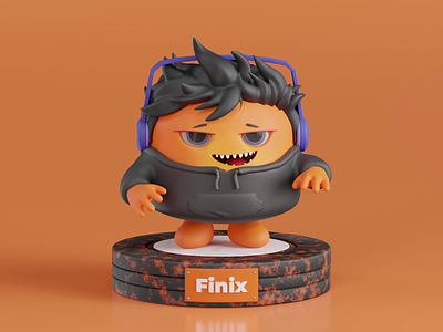 Finix™ - Action Figure 3d blender c4d character design design illustration