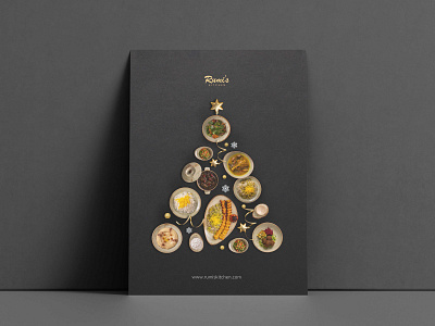 Rumi's Kitchen - Christmas branding design digital painting graphic design illustration poster