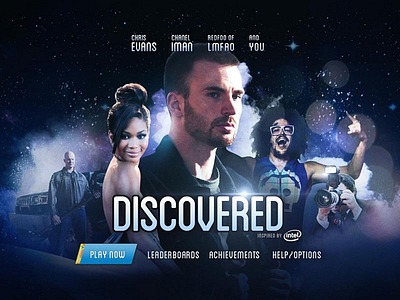 Intel "Discovered" - XBox Arcade Cover Art art direction cover art design gaming kinect poster video xbox