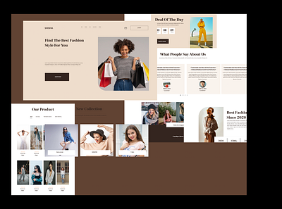 E-commerce website design ui ux webdesign website