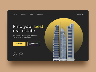 Real Estate Website design