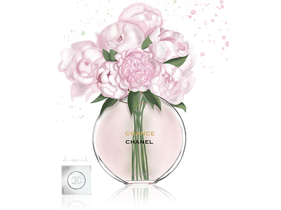 Chanel and peonies