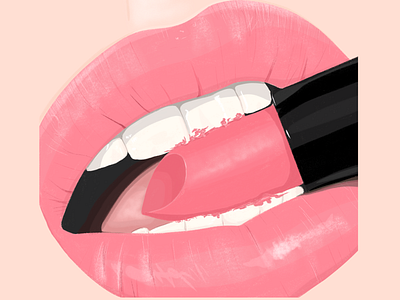 Lips artist beauty illustration cosmetics design digital art digital draw digital painting drawing fashion illustration