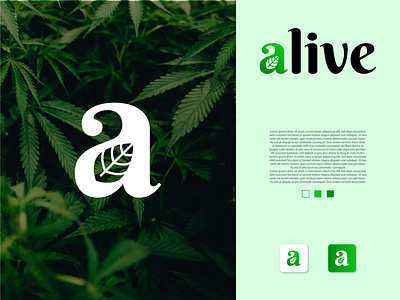 alive logo alive logo design leaf logo logo logo design logo maker minimalist modern logo natural logo vector