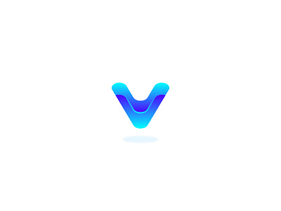 Letter V - Modern logo