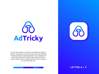 AdTricky Logo - Modern Logo