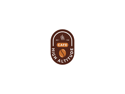 High Altitude branding cafe cafe logo coffee coffee logo design graphic design logo logo design modern logo vector