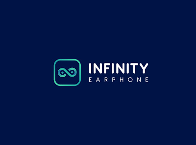 Infinity Earphone - Modern Logo technology logo visual identity