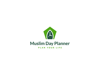 Muslim Day Planner - Minimalist Logo