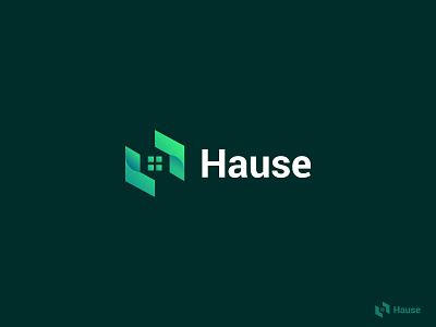 Modern House Logo. branding design graphic design green logo h logo home logo house house logo logo logo design minimalist modern modern house logo modern logo vector