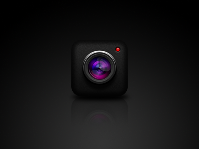 iPhone App Camera Icon icon ios camera photo lense iphone app glare