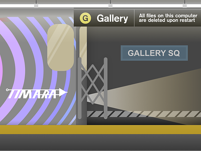TIMARA Gallery Space Desktop Background art brand branding design graphic illustration vector