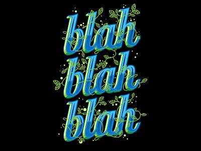 blah blah blah design graphic design illustration vector