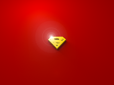 Superman! light logo man of steel superman